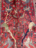 25738-Bidjar Hand-Knotted/Handmade Persian Rug/Carpet Traditional/ Authentic/ Size: 7'6"x 4'2"