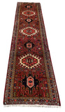 25807- Gharadjehs Hand-Knotted/Handmade Persian Rug/Carpet Traditional/Authentic/Size: 9'4" x 2'3"