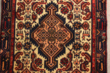 23078 - Hamadan Hand-Knotted/Handmade Persian Rug/Carpet Traditional Authentic/Size: 4'0" x 2'6"