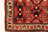 23067 - Hamadan Hand-Knotted/Handmade Persian Rug/Carpet Traditional Authentic/Size: 4'0" x 2'0"