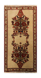 23066- Abadeh Hand-Knotted/Handmade Persian Rug/Tribal/Nomadic/Carpet Authentic/Size: 3'8" x 1'11"