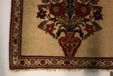 23066- Abadeh Hand-Knotted/Handmade Persian Rug/Tribal/Nomadic/Carpet Authentic/Size: 3'8" x 1'11"