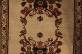 23065- Abadeh Hand-Knotted/Handmade Persian Rug/Tribal/Nomadic/Carpet Authentic/Size: 3'10" x 1'10"