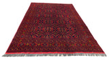 25830- Khal Mohammad Afghan Hand-Knotted Authentic/Traditional/Carpet/Rug/ Size: 9'4" x 6'3"