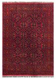 25830- Khal Mohammad Afghan Hand-Knotted Authentic/Traditional/Carpet/Rug/ Size: 9'4" x 6'3"