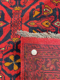 25830- Khal Mohammad Afghan Hand-Knotted Authentic/Traditional/Carpet/Rug/ Size: 9'4" x 6'3"