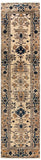 26120-Royal Chobi Ziegler Hand-knotted/Handmade Afghan Rug/Carpet Traditional Authentic/ Size: 10'3" x 2'6"