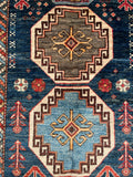 26119-Royal Chobi Ziegler Hand-knotted/Handmade Afghan Rug/Carpet Traditional Authentic/ Size: 11'5" x 2'9"