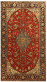 22873 - Sarough Handmade/Hand-Knotted Persian Rug/Traditional/Carpet Authentic/Size: 6'11" x 4'2"