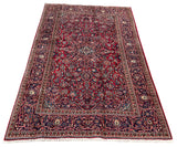 25734-Kashan Hand-Knotted/Handmade Persian Rug/Carpet Traditional/Authentic/Size: 6'10" x 4'5"