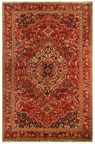 23025 - Bakhtiar Hand-Knotted/Handmade Persian Rug/Carpet Traditional Authentic/Size: 11'7" x 8'2"