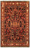 22956 - Hamadan Hand-Knotted/Handmade Persian Rug/Carpet Traditional Authentic/Size/: 8'0" x 5'1"