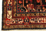 22956 - Hamadan Hand-Knotted/Handmade Persian Rug/Carpet Traditional Authentic/Size/: 8'0" x 5'1"