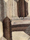 26004- Kelim Hand-Woven/Flat Weaved/Handmade Afghan /Carpet Tribal/Nomadic Authentic/Size: 8'0" x 5'11"