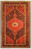 22958 - Hamadan Hand-Knotted/Handmade Persian Rug/Carpet Traditional Authentic/Size: 8'6" x 4'8"