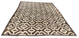 25995- Kelim Hand-Woven/Flat Weaved/Handmade Afghan /Carpet Tribal/Nomadic Authentic/Size: 11'9" x 8'6"