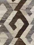 25992- Kelim Hand-Woven/Flat Weaved/Handmade Afghan /Carpet Tribal/Nomadic Authentic/Size: 11'6" x 8'8"