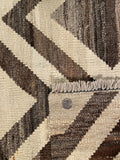 25980- Kelim Hand-Woven/Flat Weaved/Handmade Afghan /Carpet Tribal/Nomadic Authentic/Size: 10'0" x 6'7"