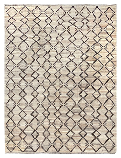 25999- Kelim Hand-Woven/Flat Weaved/Handmade Afghan /Carpet Tribal/Nomadic Authentic/Size: 11'8" x 8'8"