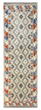 25968- Kelim Hand-Woven/Flat Weaved/Handmade Afghan /Carpet Tribal/Nomadic Authentic/Size: 8'2" x 2'8"