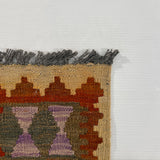 25955- Kelim Hand-Woven/Flat Weaved/Handmade Afghan /Carpet Tribal/Nomadic Authentic/Size: 9'10" x 2'8"