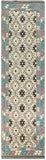 25969- Kelim Hand-Woven/Flat Weaved/Handmade Afghan /Carpet Tribal/Nomadic Authentic/Size: 9'11" x 2'10"