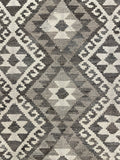 25957- Kelim Hand-Woven/Flat Weaved/Handmade Afghan /Carpet Tribal/Nomadic Authentic/Size: 12'10" x 2'9"