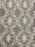25958- Kelim Hand-Woven/Flat Weaved/Handmade Afghan /Carpet Tribal/Nomadic Authentic/Size: 12'6" x 2'8"