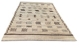 25983- Kelim Hand-Woven/Flat Weaved/Handmade Afghan /Carpet Tribal/Nomadic Authentic/Size: 9'9" x 6'8"