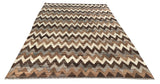 25981- Kelim Hand-Woven/Flat Weaved/Handmade Afghan /Carpet Tribal/Nomadic Authentic/Size: 10'0" x 6'11"