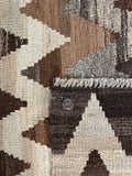 25981- Kelim Hand-Woven/Flat Weaved/Handmade Afghan /Carpet Tribal/Nomadic Authentic/Size: 10'0" x 6'11"