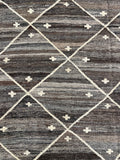 25984- Kelim Hand-Woven/Flat Weaved/Handmade Afghan /Carpet Tribal/Nomadic Authentic/Size: 11'4" x 8'5"