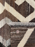 25986- Kelim Hand-Woven/Flat Weaved/Handmade Afghan /Carpet Tribal/Nomadic Authentic/Size: 11'5" x 8'10"