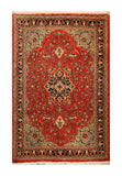22907 - Abadeh Hand-Knotted/Handmade Persian Rug/Carpet/Tribal/Nomadic/ Authentic/Size: 4'11" x 3'3"