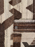 25985- Kelim Hand-Woven/Flat Weaved/Handmade Afghan /Carpet Tribal/Nomadic Authentic/Size: 11'4" x 8'5"