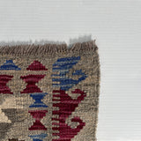 25973- Kelim Hand-Woven/Flat Weaved/Handmade Afghan /Carpet Tribal/Nomadic Authentic/Size: 10'0" x 2'9"