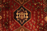 22843 - Shiraz Persian Hand-weaved Authentic/Traditional Nomadic/Tribal Kelim/Size: 8'7" x 5'7"