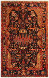 22845 - Hamadan Hand-Knotted/Handmade Persian Rug/Carpet Traditional Authentic/Size: 8'6" x 5'1"