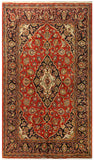 22856 - Kashan Handmade/Hand-Knotted Persian Rug/Carpet Authentic/Size: 7'1" x 4'3"