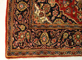 22856 - Kashan Handmade/Hand-Knotted Persian Rug/Carpet Authentic/Size: 7'1" x 4'3"
