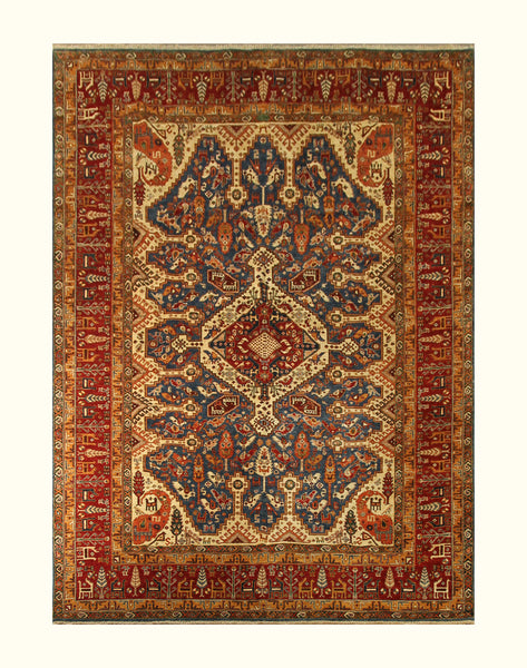 23092 - Royal Chobi Ziegler Afghan Hand-knotted Contemporary/Modern Carpet/Rug/Size: 12'1" x 8'6"