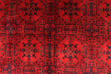 23341- Royal Khal Mohammad Hand-Knotted/Handmade Afghan Rug/Carpet/Traditional/Authentic/Size: 10'0" x 6'8"