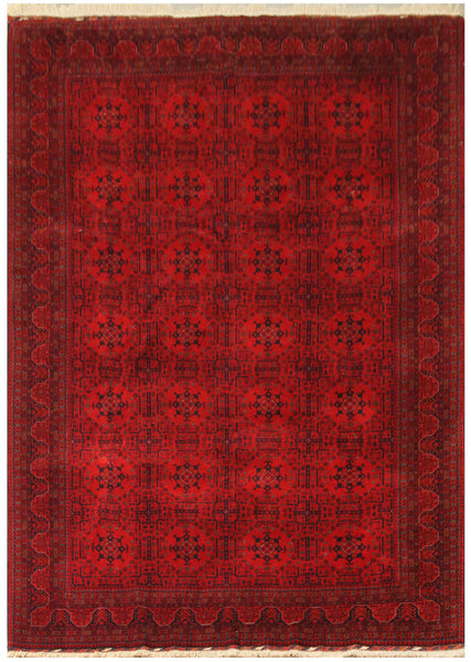 23340-Royal Khal Mohammad Hand-Knotted/Handmade Afghan Rug/Carpet/Traditional/Authentic/Size: 10'0" x 6'6"