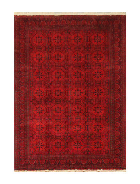 23340-Royal Khal Mohammad Hand-Knotted/Handmade Afghan Rug/Carpet/Traditional/Authentic/Size: 10'0" x 6'6"