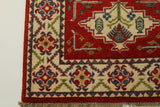 23153 - Kazak Afghan Hand-knotted Contemporary/Nomadic/Tribal Carpet/Rug/Size: 13'9" x 2'9"