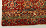 23095 - Chobi Ziegler Afghan Hand-knotted Contemporary/Modern Carpet/Rug/Size: 9'11" x 8'4"