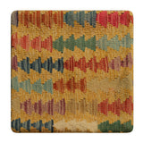 23253 - Kelim Hand-Woven/Flat Weaved/Handmade Afghan Kelim Pillow Cover/Carpet Tribal/Nomadic Authentic/Size: 1'8" x 1'8"