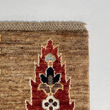 24929-Chobi Ziegler Hand-knotted/Handmade Afghan Rug/Carpet Traditional Authentic / Size: 6'8" x 5'3"/203cm x 160cm