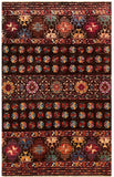 24888-Chobi Ziegler Hand-knotted/Handmade Afghan Rug/Carpet Traditional Authentic / Size: 6'8" x 5'3"/203cm x 160cm