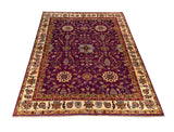 24891-Chobi Ziegler Hand-knotted/Handmade Afghan Rug/Carpet Traditional Authentic / Size: 6'8" x 5'3"/203cm x 160cm